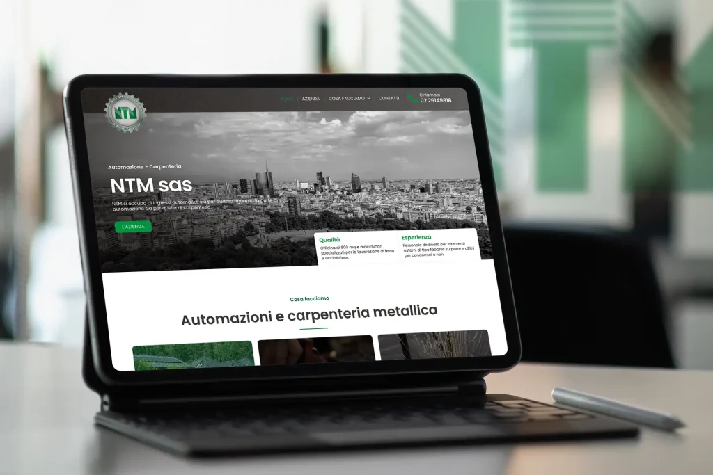 nuovo sito ntm automazioni ingressi